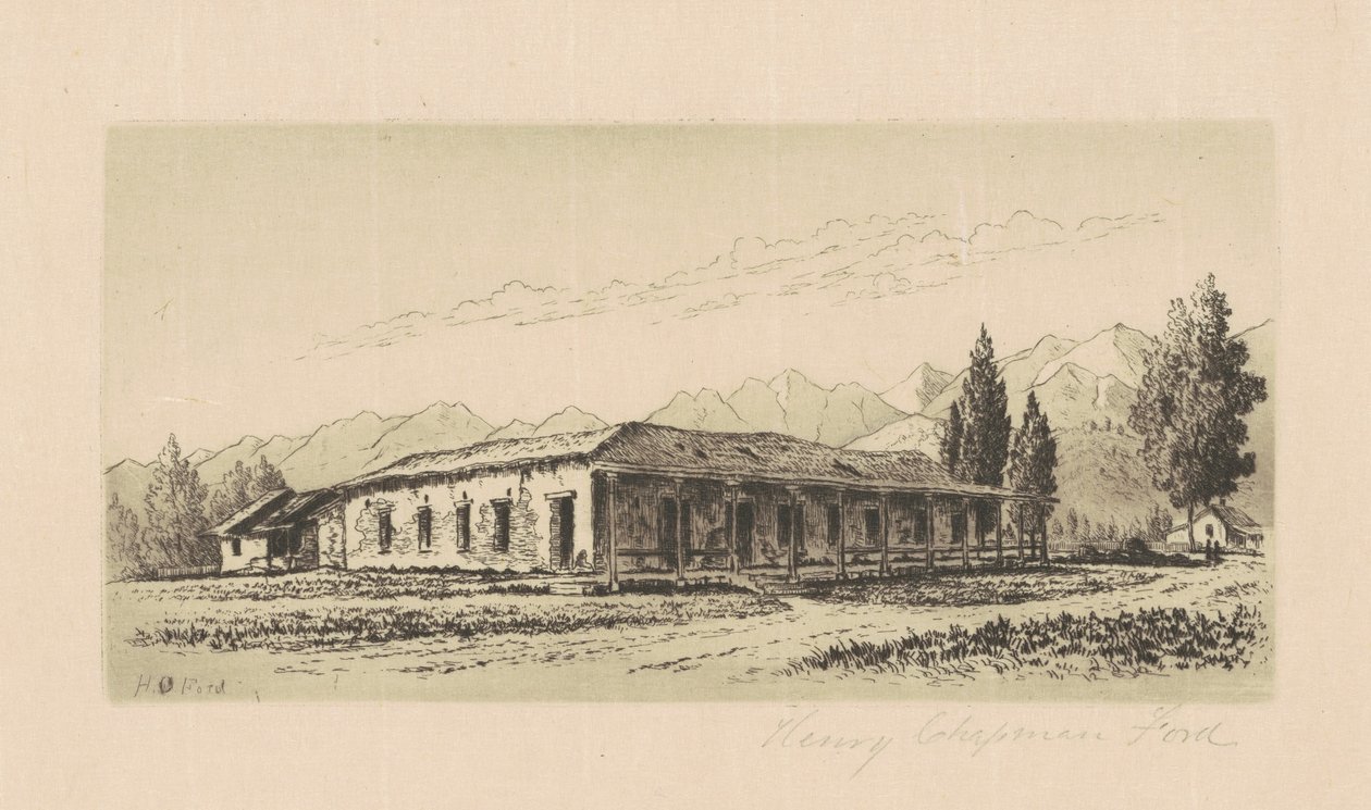 Aguirre-Haus Santa Barbara, ca. 1880 von Henry Chapman Ford