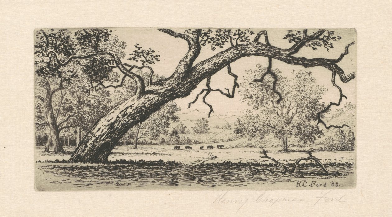 Kalifornische Landschaft, 1888 von Henry Chapman Ford