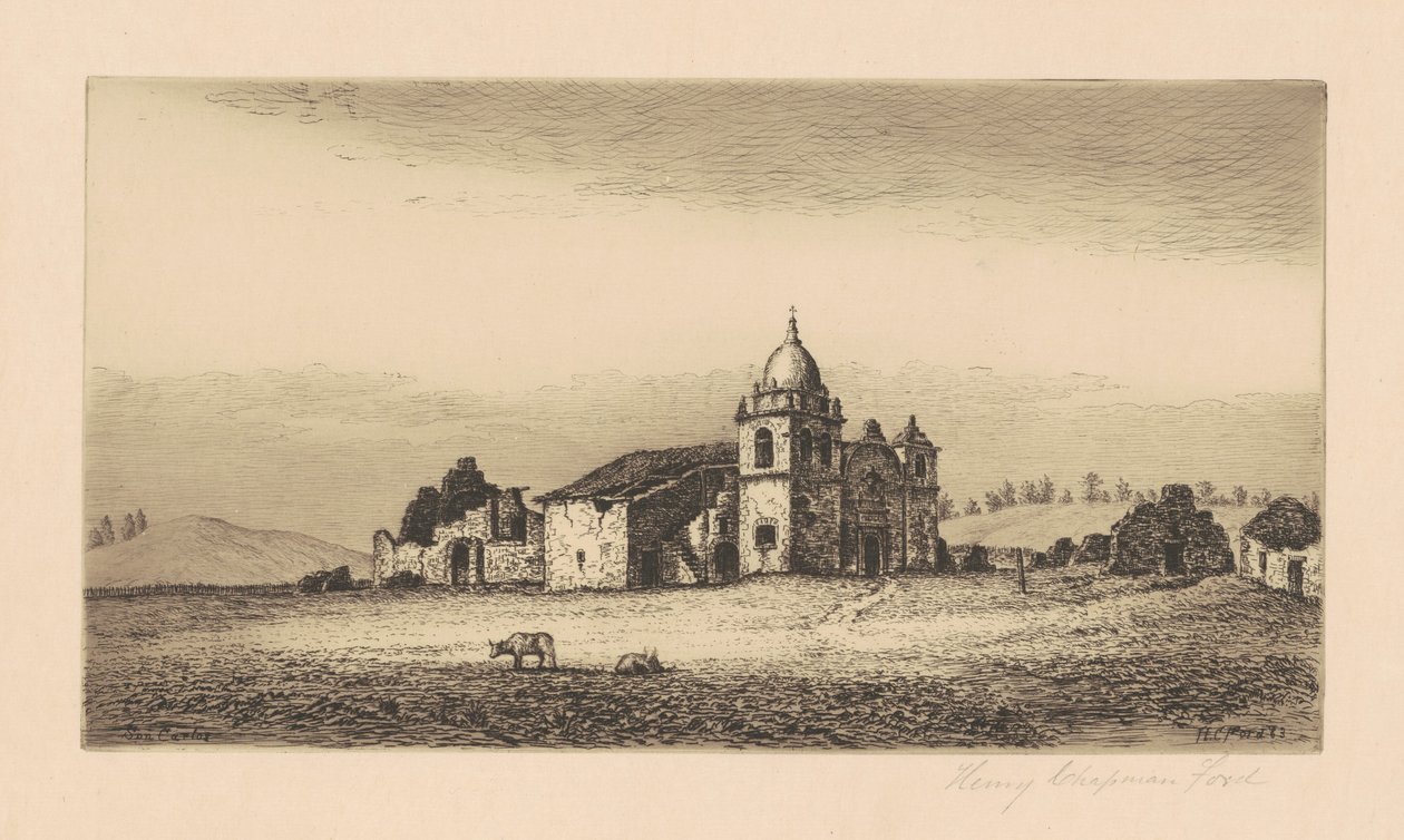 Mission San Carlos Borromeo, 1883 von Henry Chapman Ford