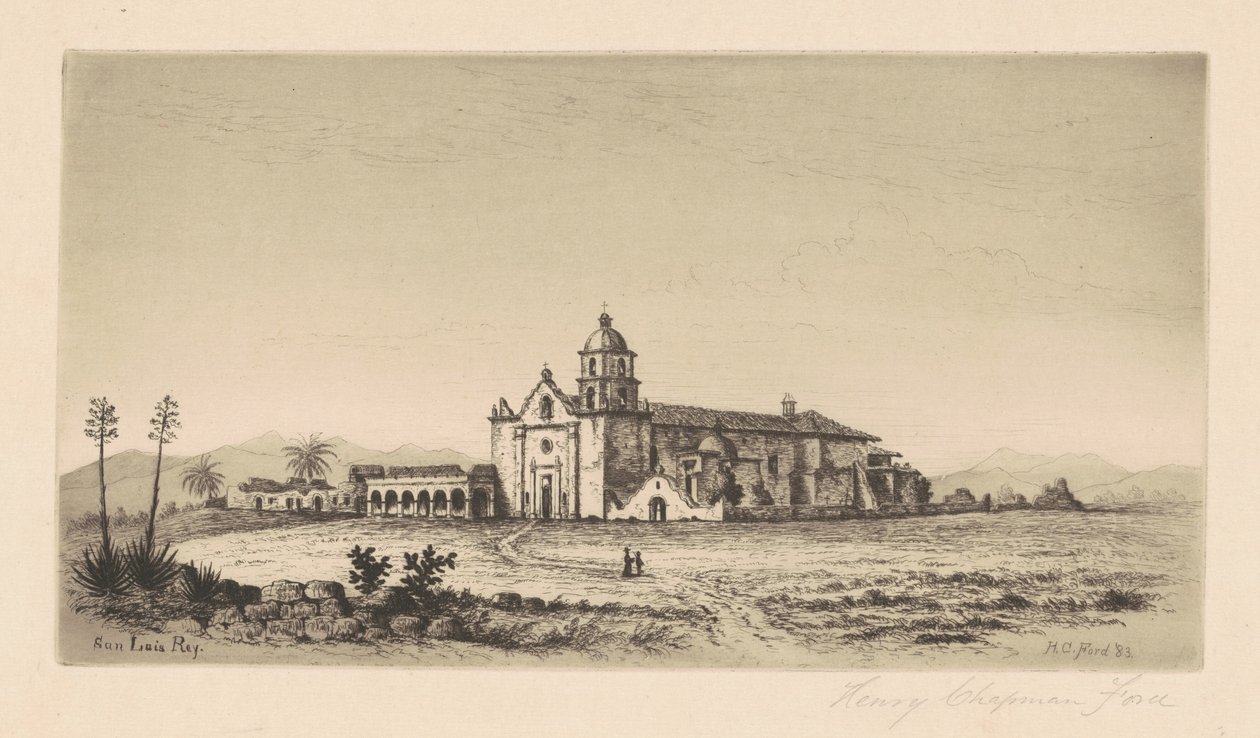 Mission San Luis Rey de Francia von Henry Chapman Ford