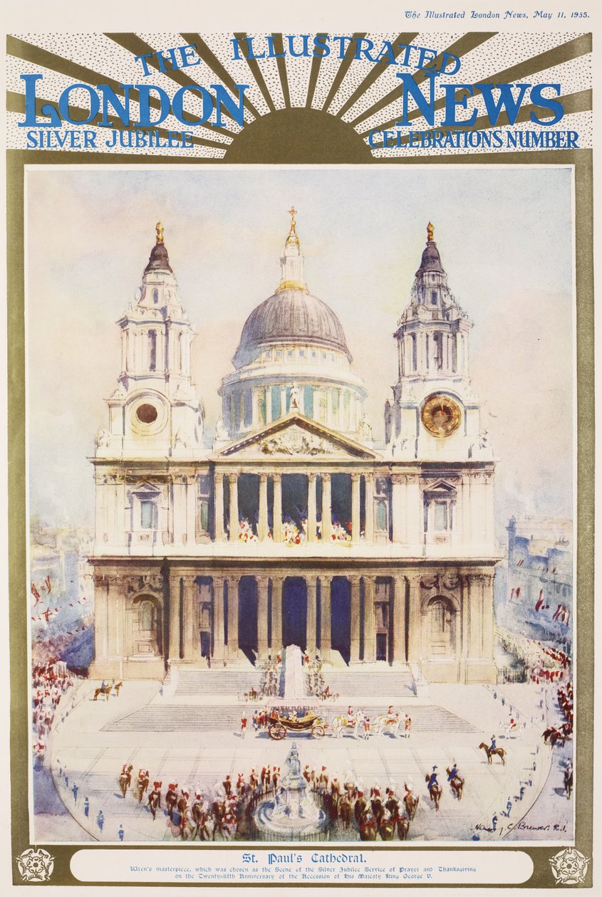 Silbernes Jubiläum von König Georg V. in der St. Paul