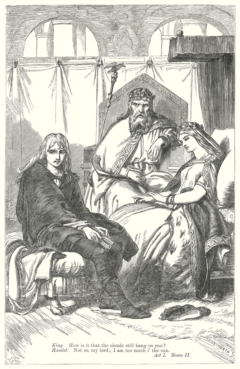 Hamlet von Henry Courtney (after) Selous
