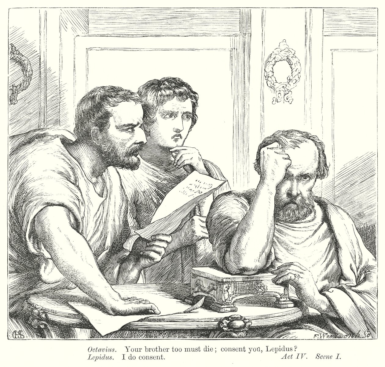 Julius Caesar von Henry Courtney (after) Selous