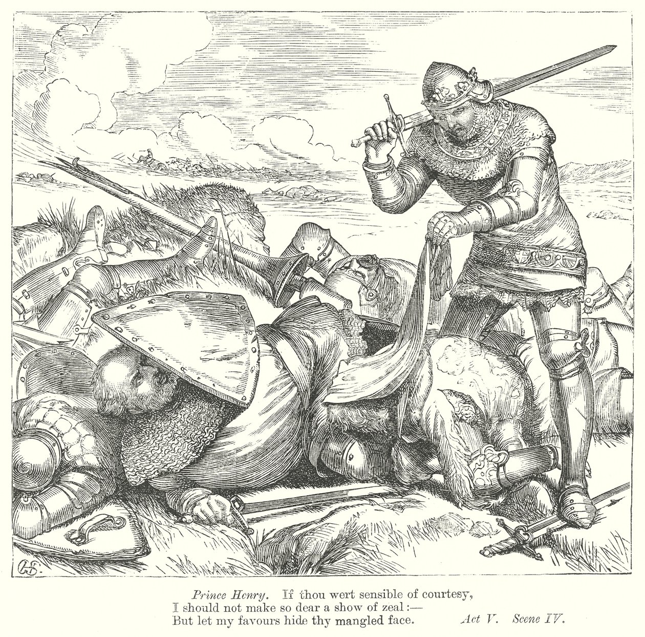 König Heinrich IV. Teil I von Henry Courtney (after) Selous
