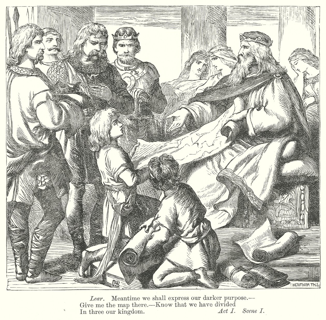 König Lear von Henry Courtney (after) Selous