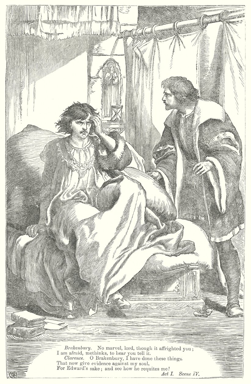 König Richard III. (Gravur) von Henry Courtney (after) Selous