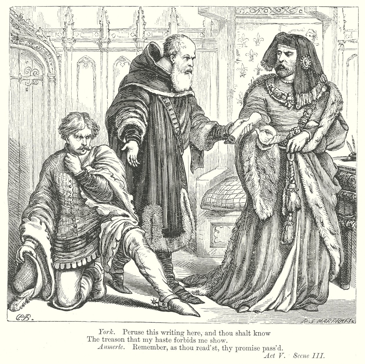 König Richard II (Gravur) von Henry Courtney (after) Selous