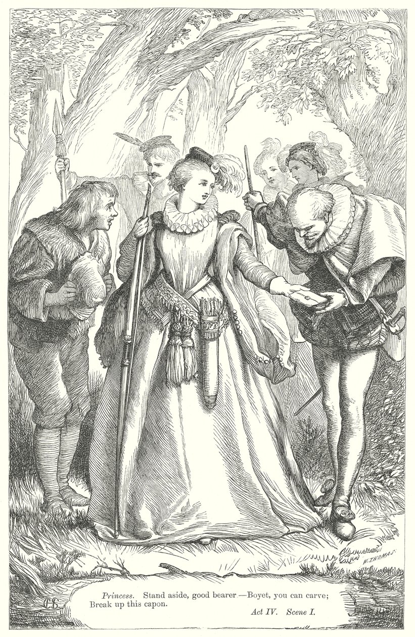 Verlorene Liebesmüh von Henry Courtney (after) Selous
