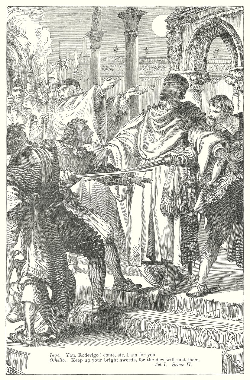 Othello von Henry Courtney (after) Selous
