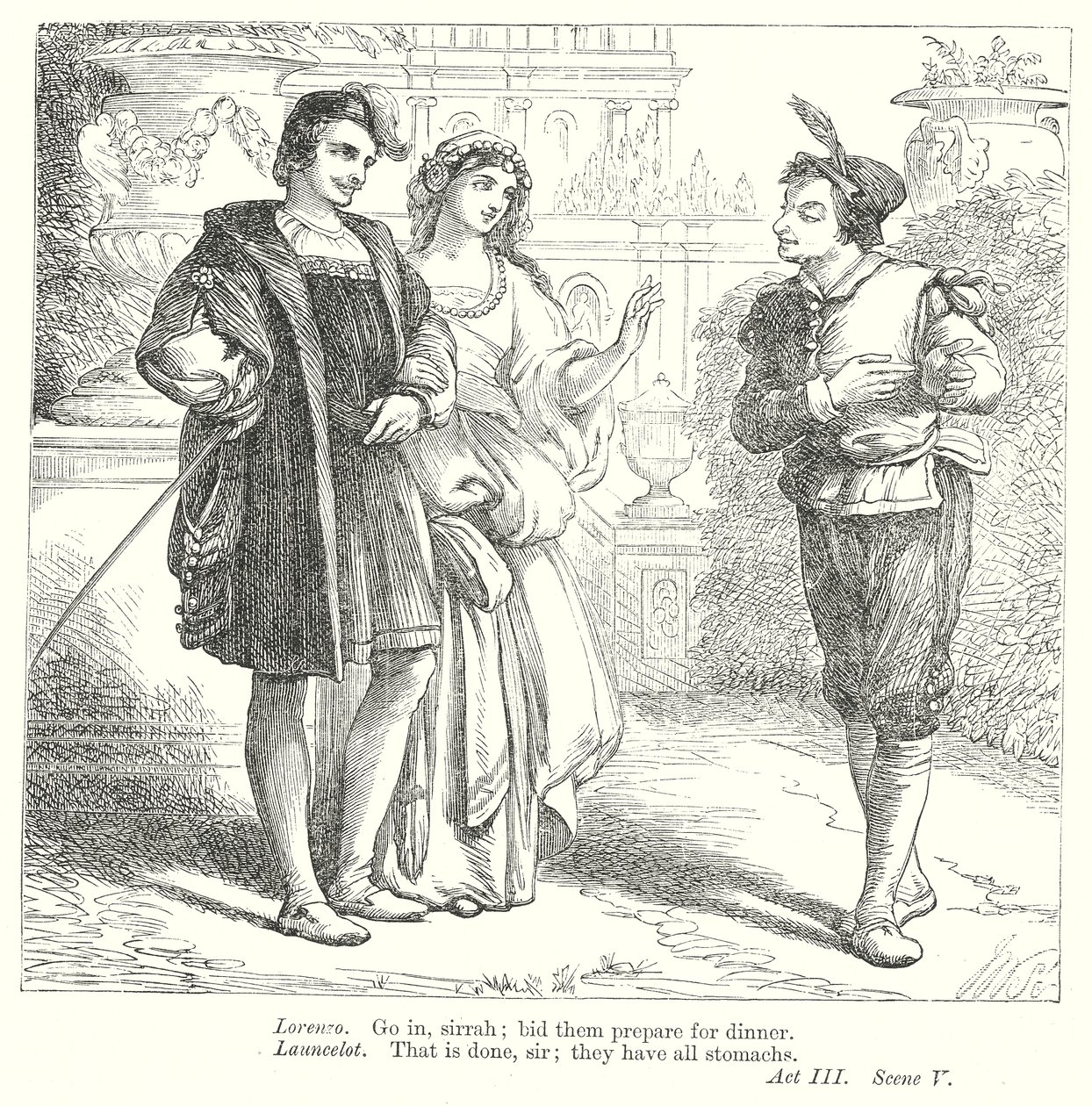 Der Kaufmann von Venedig von Henry Courtney (after) Selous