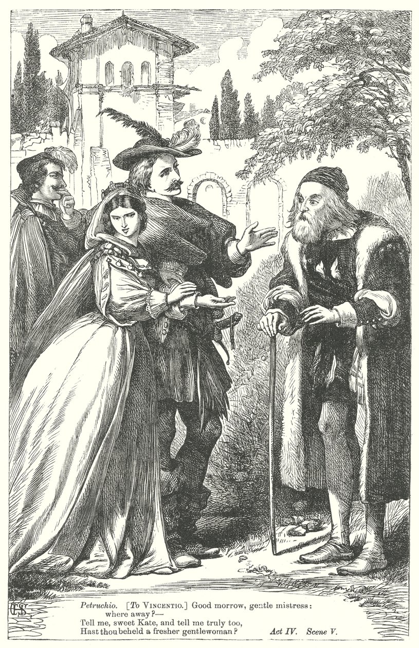 Der Widerspenstigen Zähmung von Henry Courtney (after) Selous