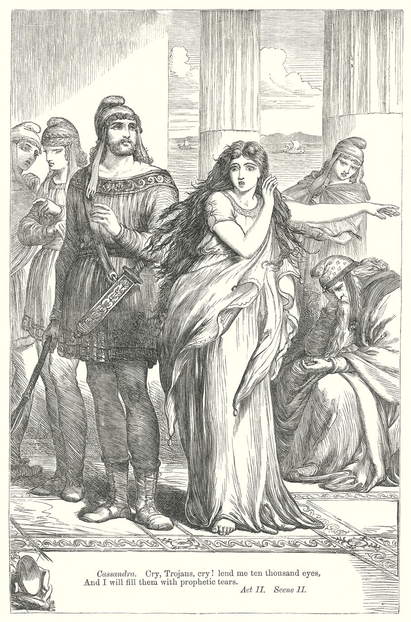 Troilus und Cressida von Henry Courtney (after) Selous