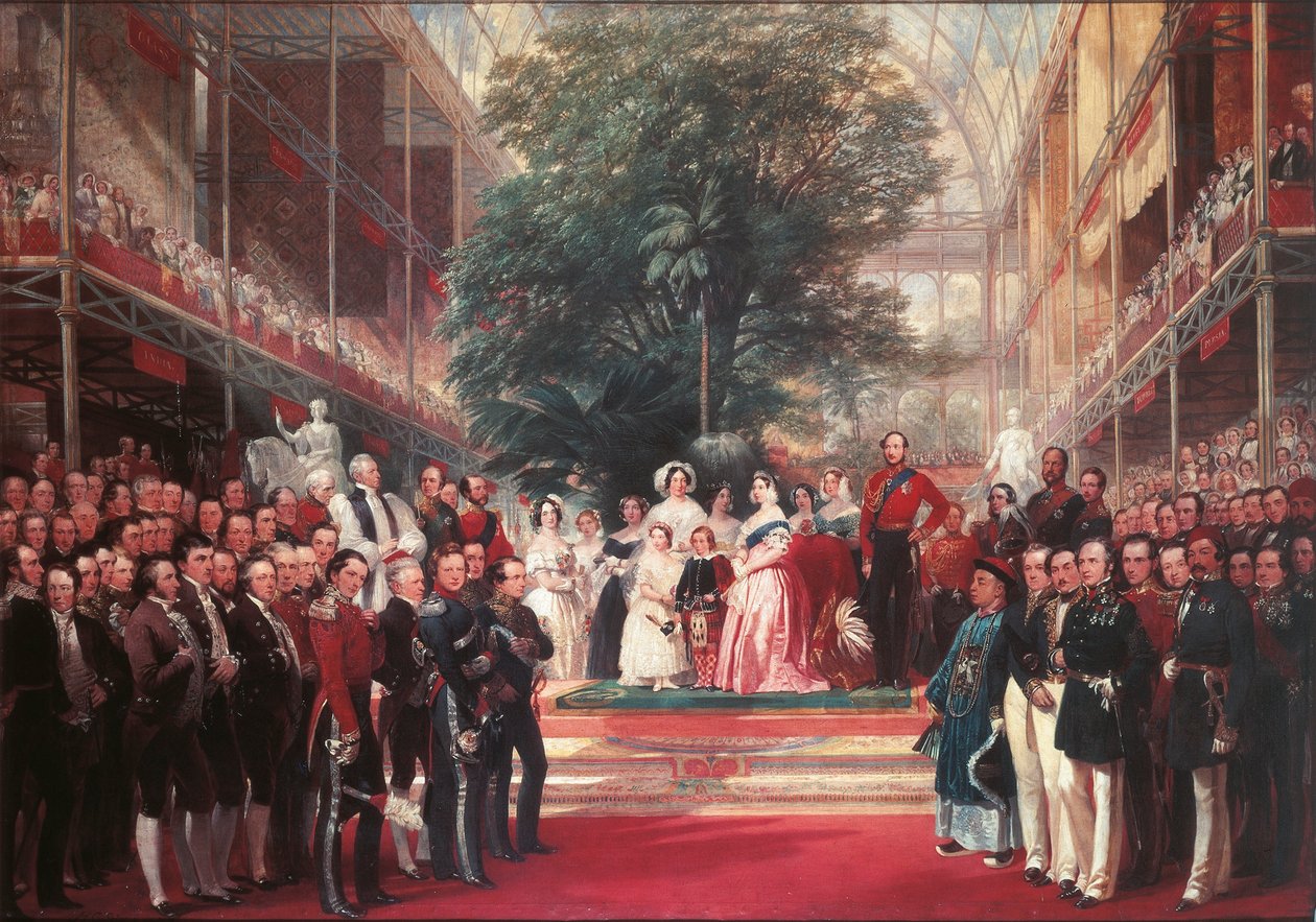 Königin Victoria eröffnet die Große Ausstellung im Hyde Park von Henry Courtney Selous