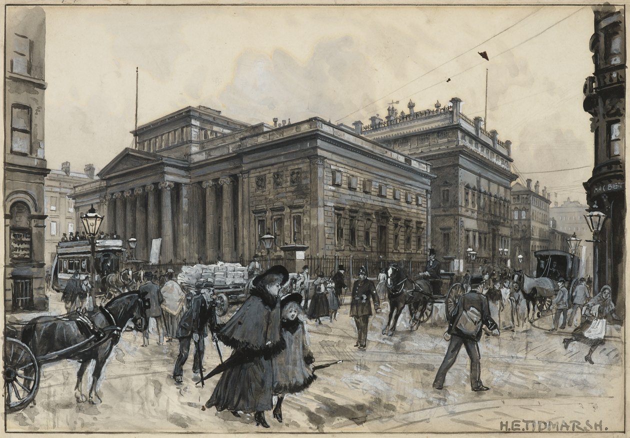 Die Kunstgalerie, Mosley Street, und das Atheneum von Henry Edward Tidmarsh
