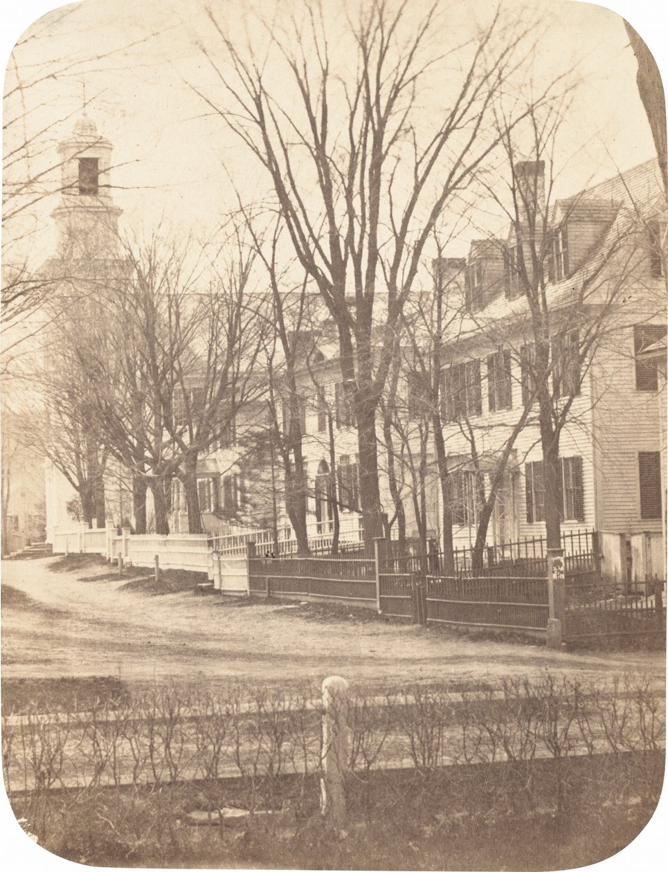 Dartmouth College Kirche, Professor Clement Longs Haus, Präsident Nathan... von Henry F Herbert