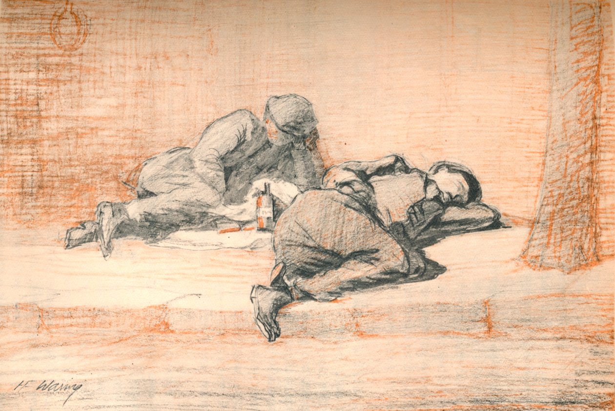 Weit entfernt von Mr. Berry Walls fließenden Krawatten, um 1927, 1927 von Henry Franks Waring