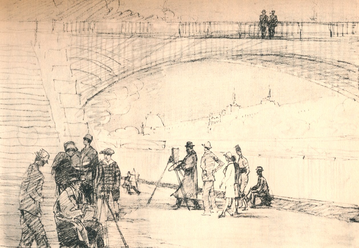 Die erste Pariser Straße war ihr Fluss, 1927 von Henry Franks Waring