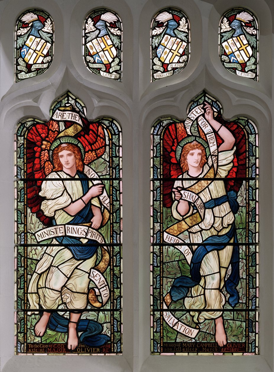 Grasmere, St. Oswald, Dienende Engel, 1893 von Henry Holiday