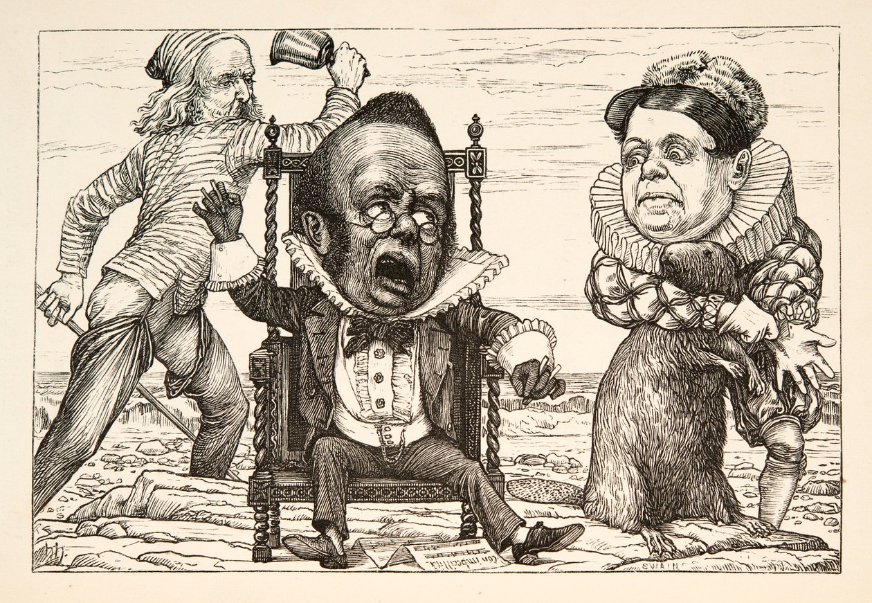 So groß war seine Angst, dass seine Weste weiß wurde, veröffentlicht 1876 von Henry Holiday