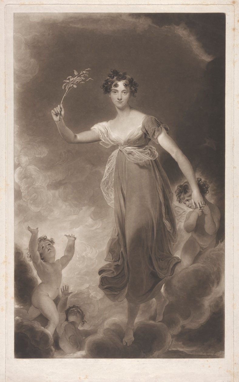 Lady Leicester als Hoffnung von Henry Hoppner Meyer