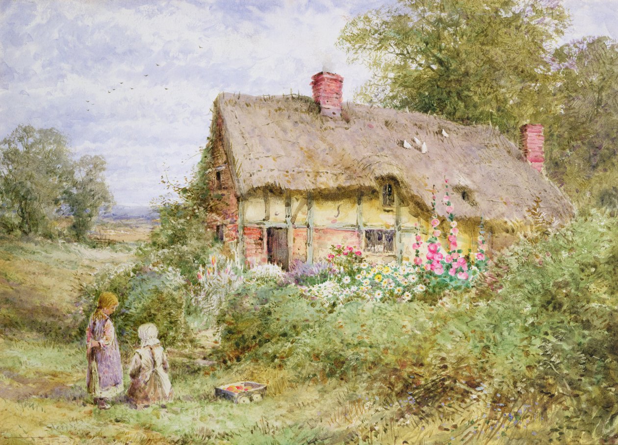 Ein Cottage in Bedfordshire von Henry John Sylvester Stannard