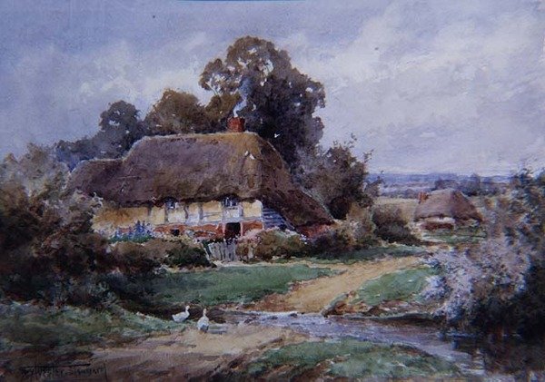 Ein Wasserspritzer in Hampshire von Henry John Sylvester Stannard