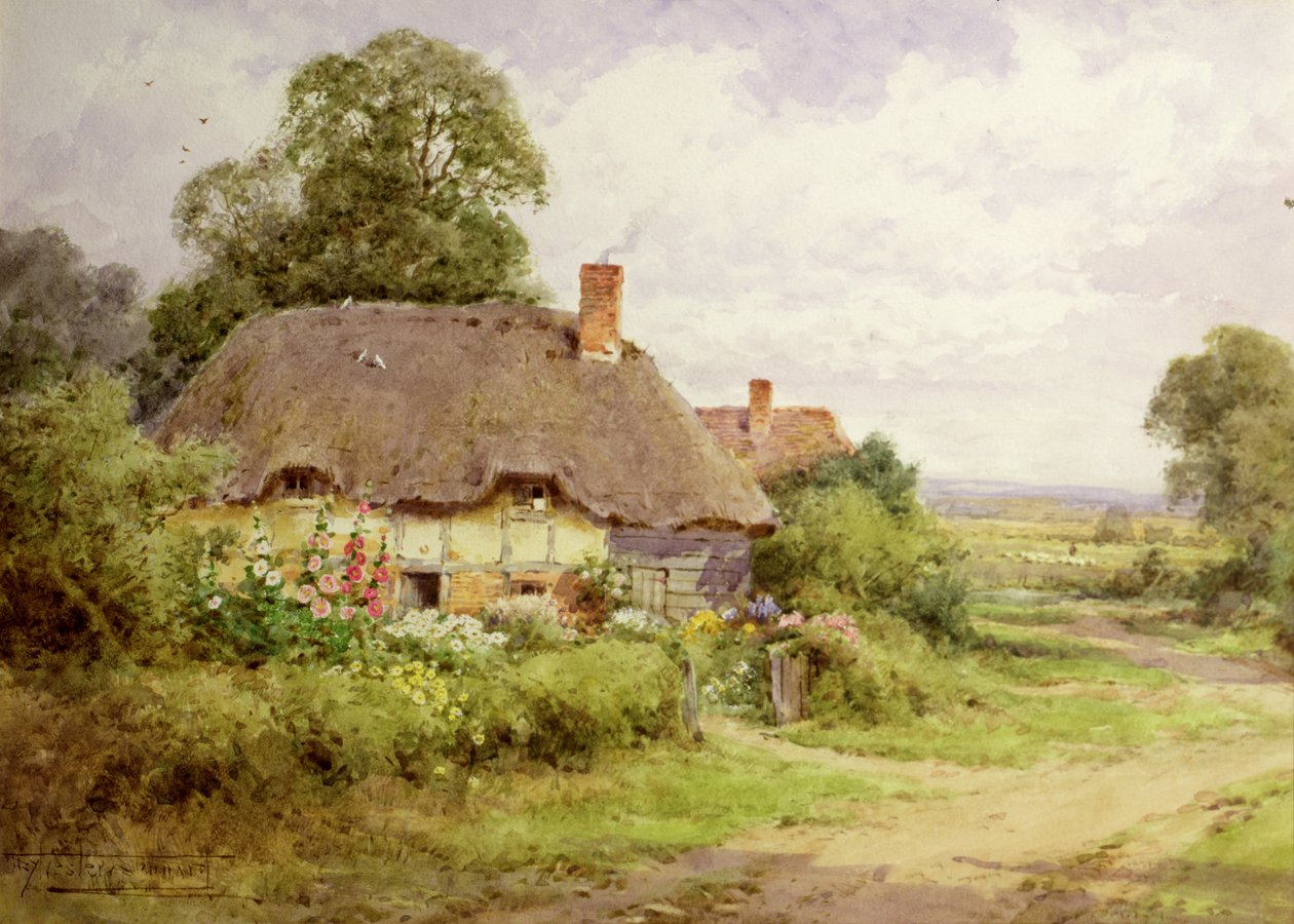 Hüttenszene von Henry John Sylvester Stannard