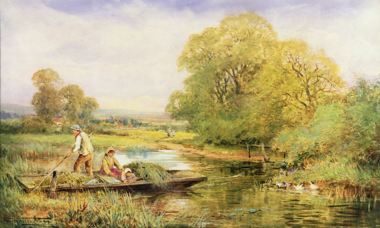 Fähre auf dem Avon von Henry John Sylvester Stannard