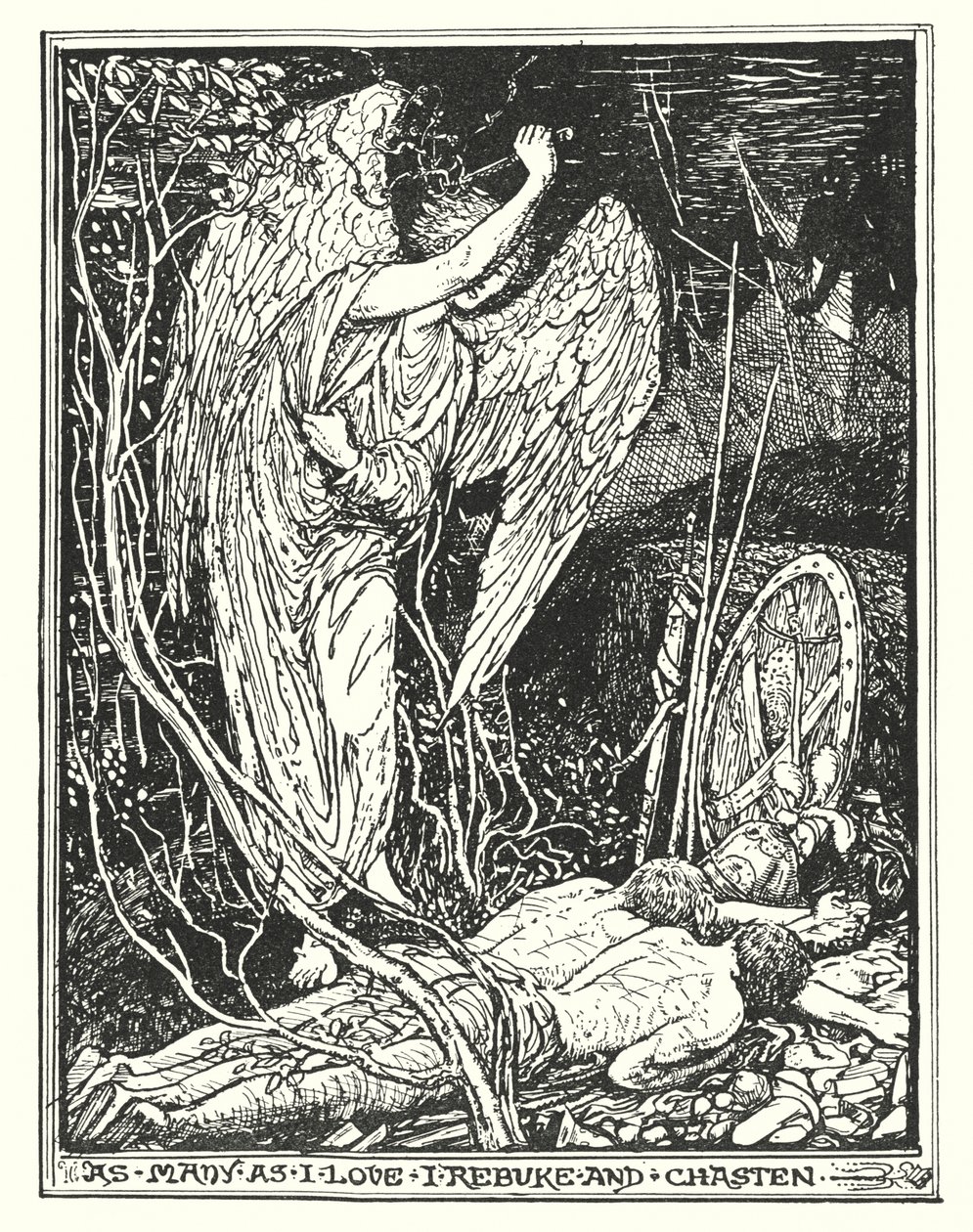 Illustration für "Die Pilgerreise" von John Bunyan von Henry Justice Ford