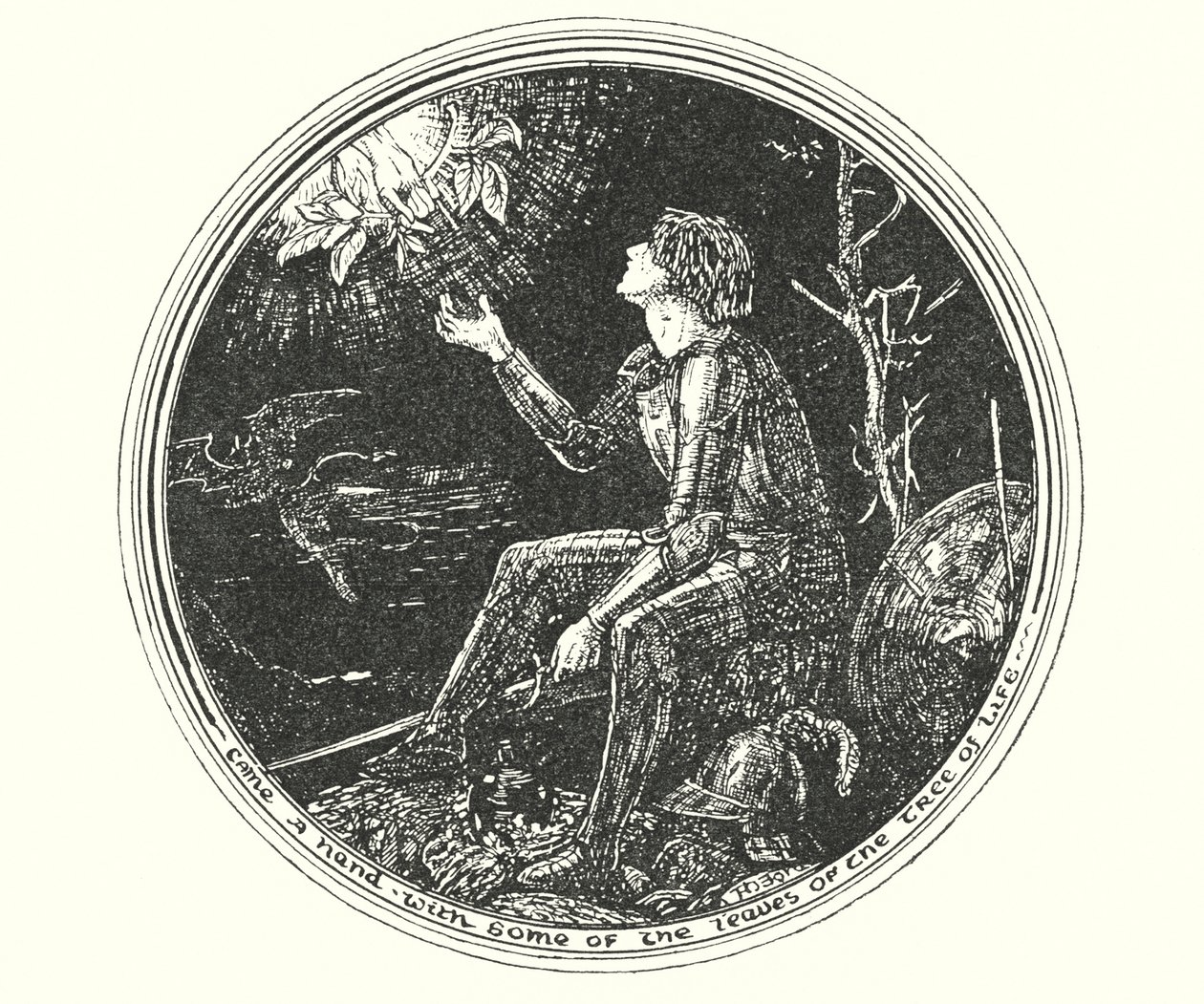 Illustration für "Die Pilgerreise" von John Bunyan von Henry Justice Ford