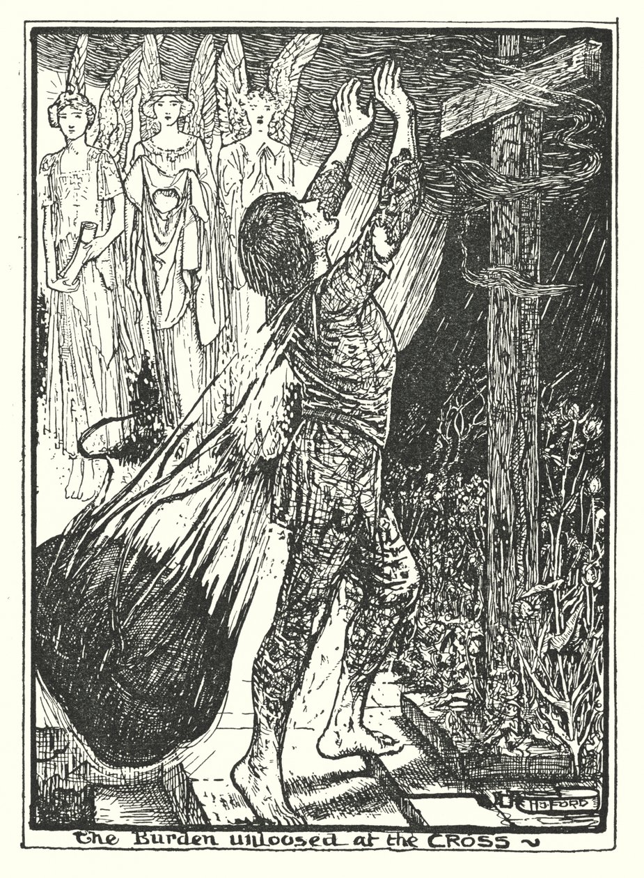 Illustration zu Pilgerreise von John Bunyan von Henry Justice Ford