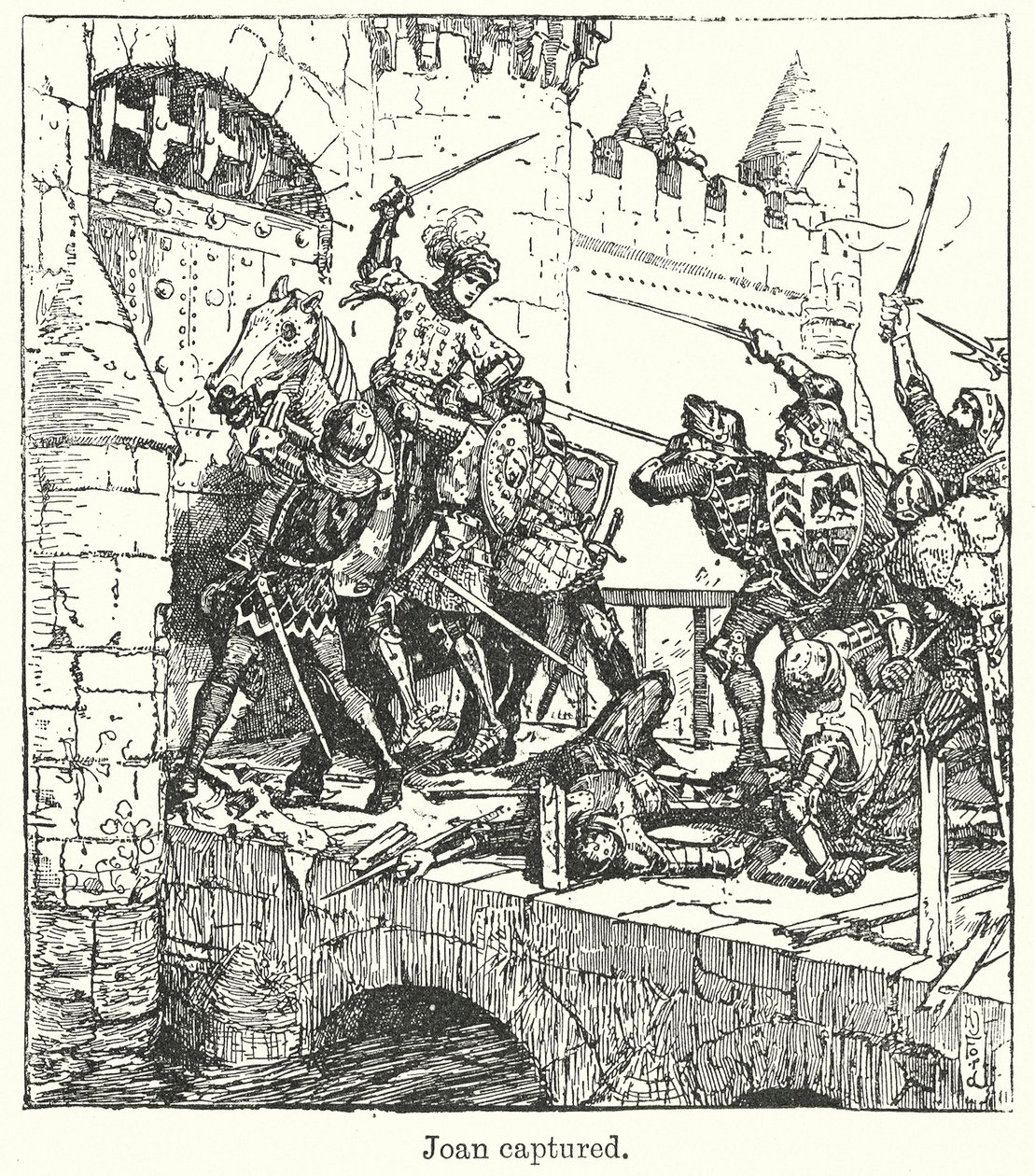 Johanna gefangen genommen von Henry Justice Ford