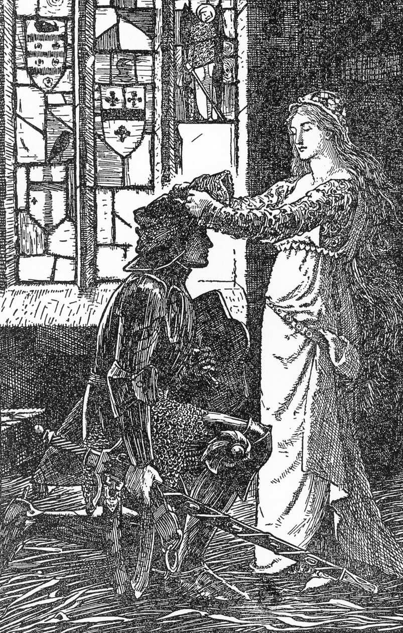 Lancelot und Elaine d