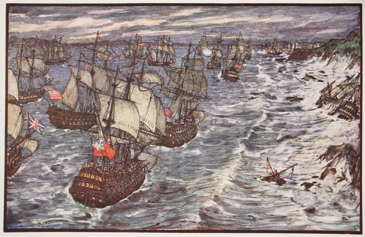 Quiberon Bay, 1759, Illustration aus 