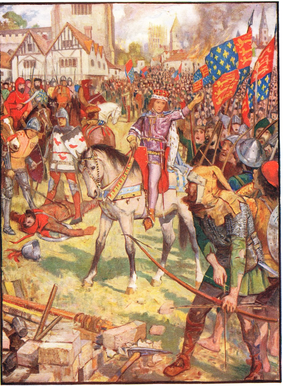Der Bauernaufstand, Illustration aus 