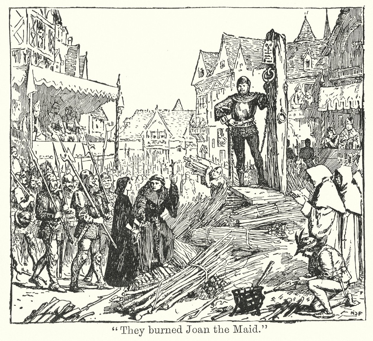 "Sie verbrannten Jeanne die Jungfrau" von Henry Justice Ford