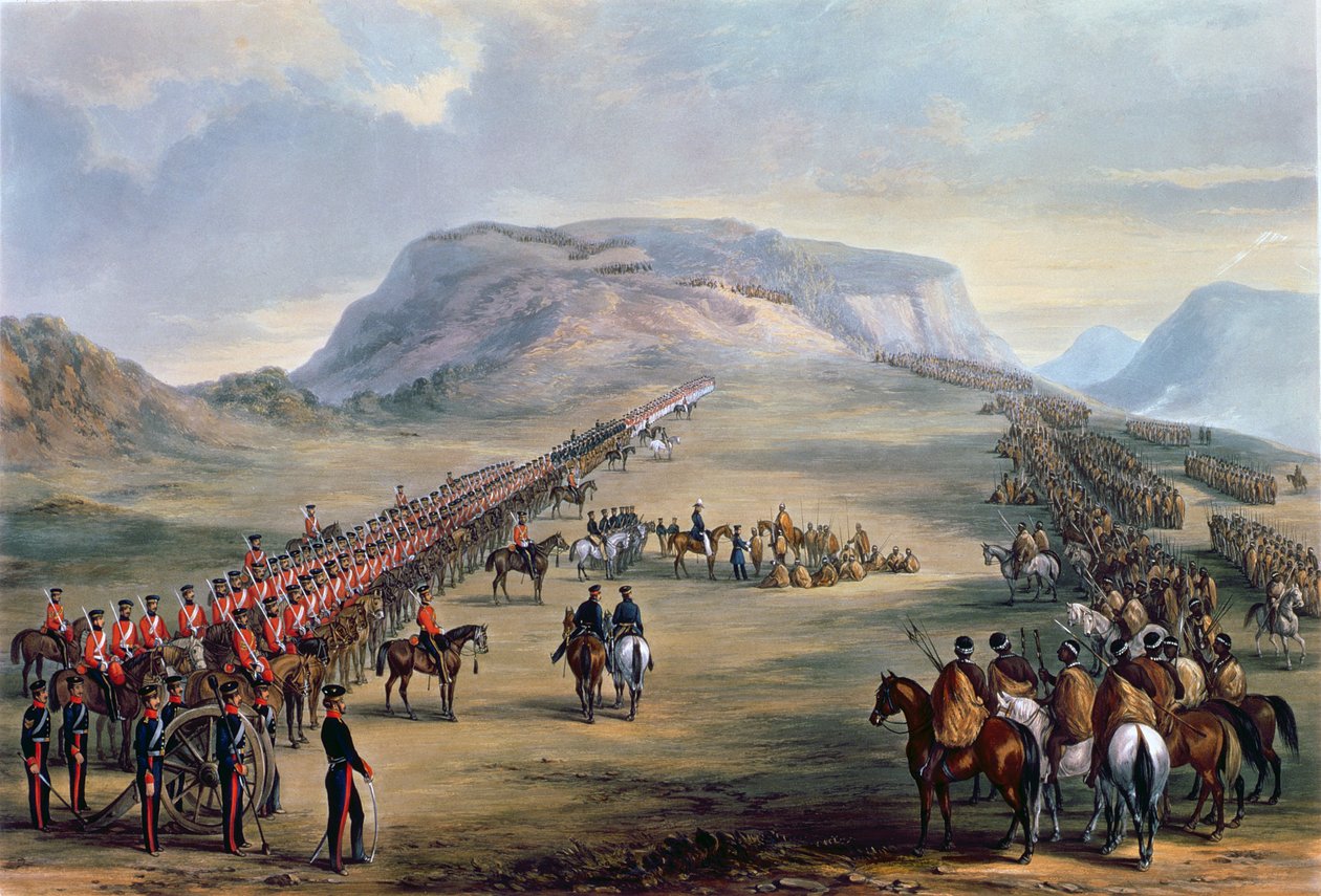 Die Konferenz bei Block Drift, Kaffirland, am 30. Juni 1846 von Henry Martens