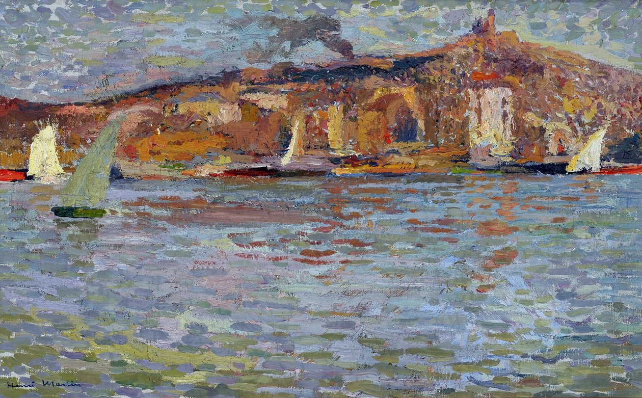 Der Hafen von Marseille, der alte Hafen und die 