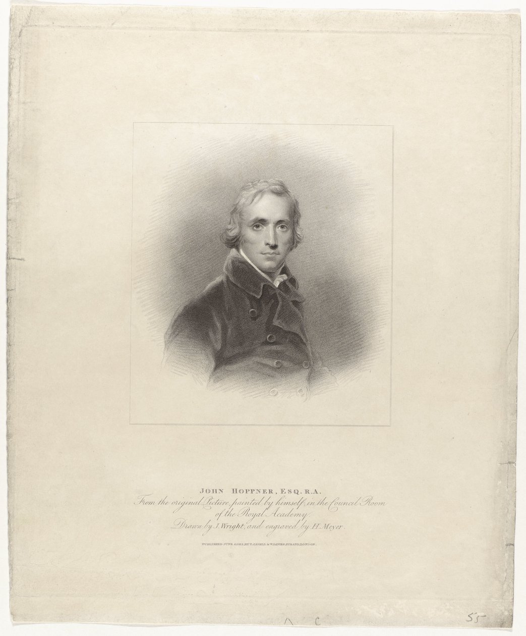 Porträt von John Hoppner von Henry Meyer