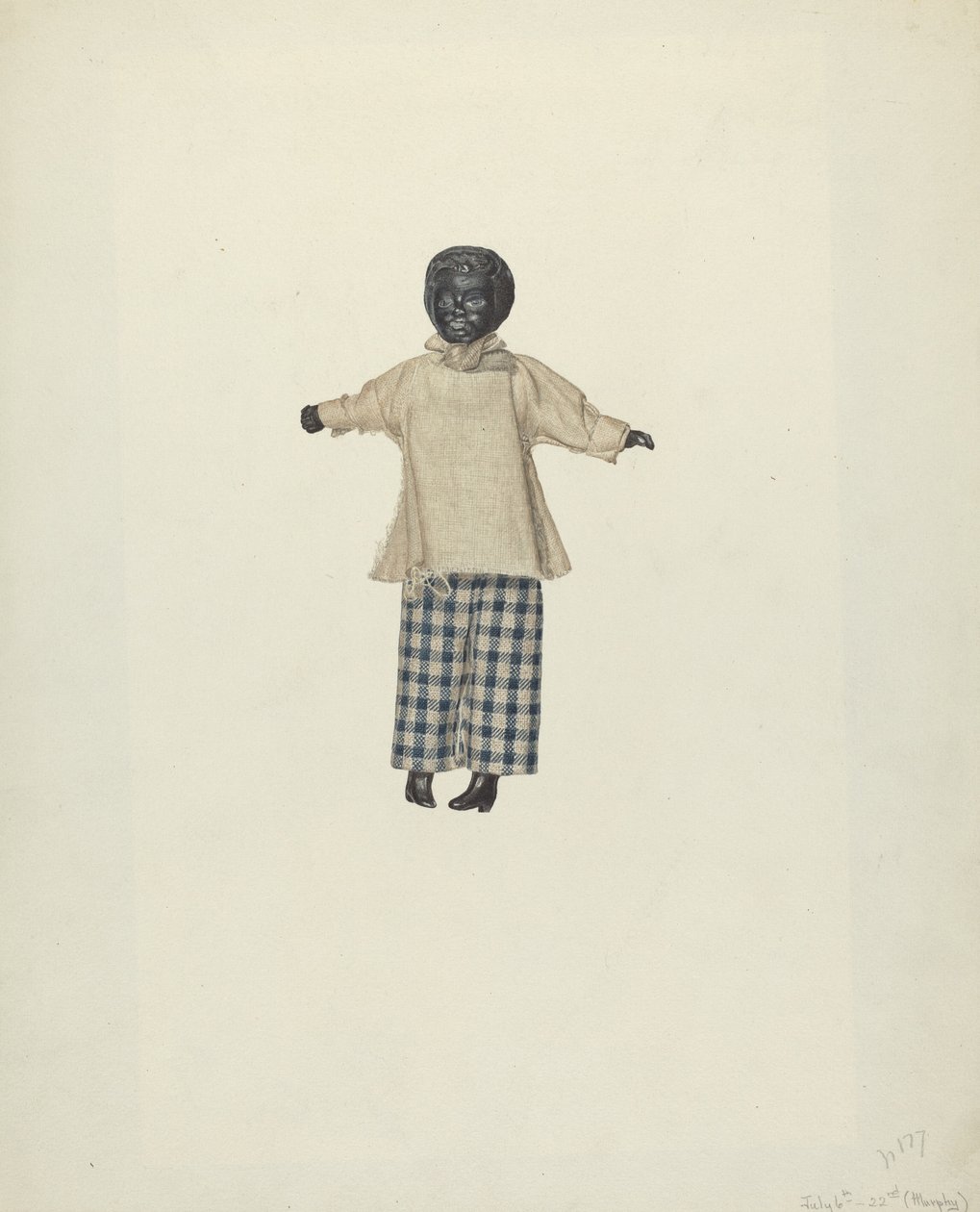 China-Puppen mit schwarzem Kopf von Henry Murphy