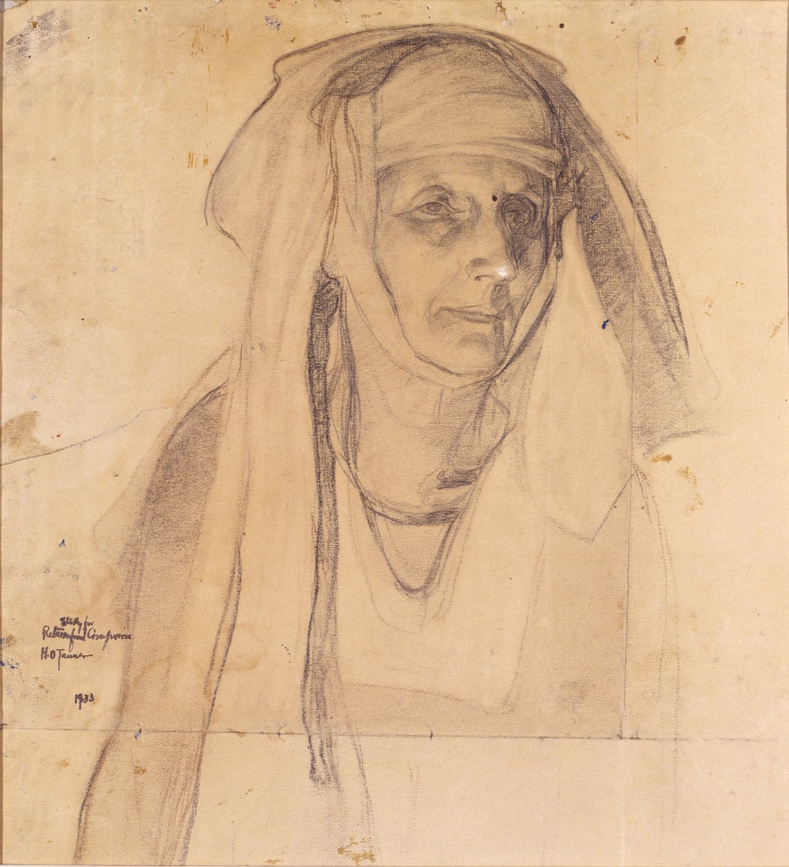 Studie für Maria, Rückkehr von der Kreuzigung von Henry Ossawa Tanner