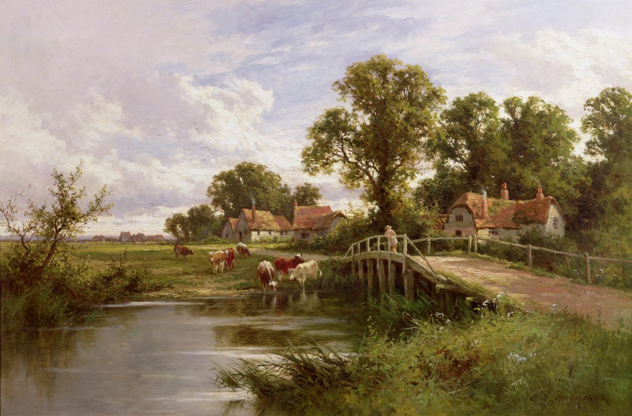 Auf der Themse bei Marlow von Henry Parker