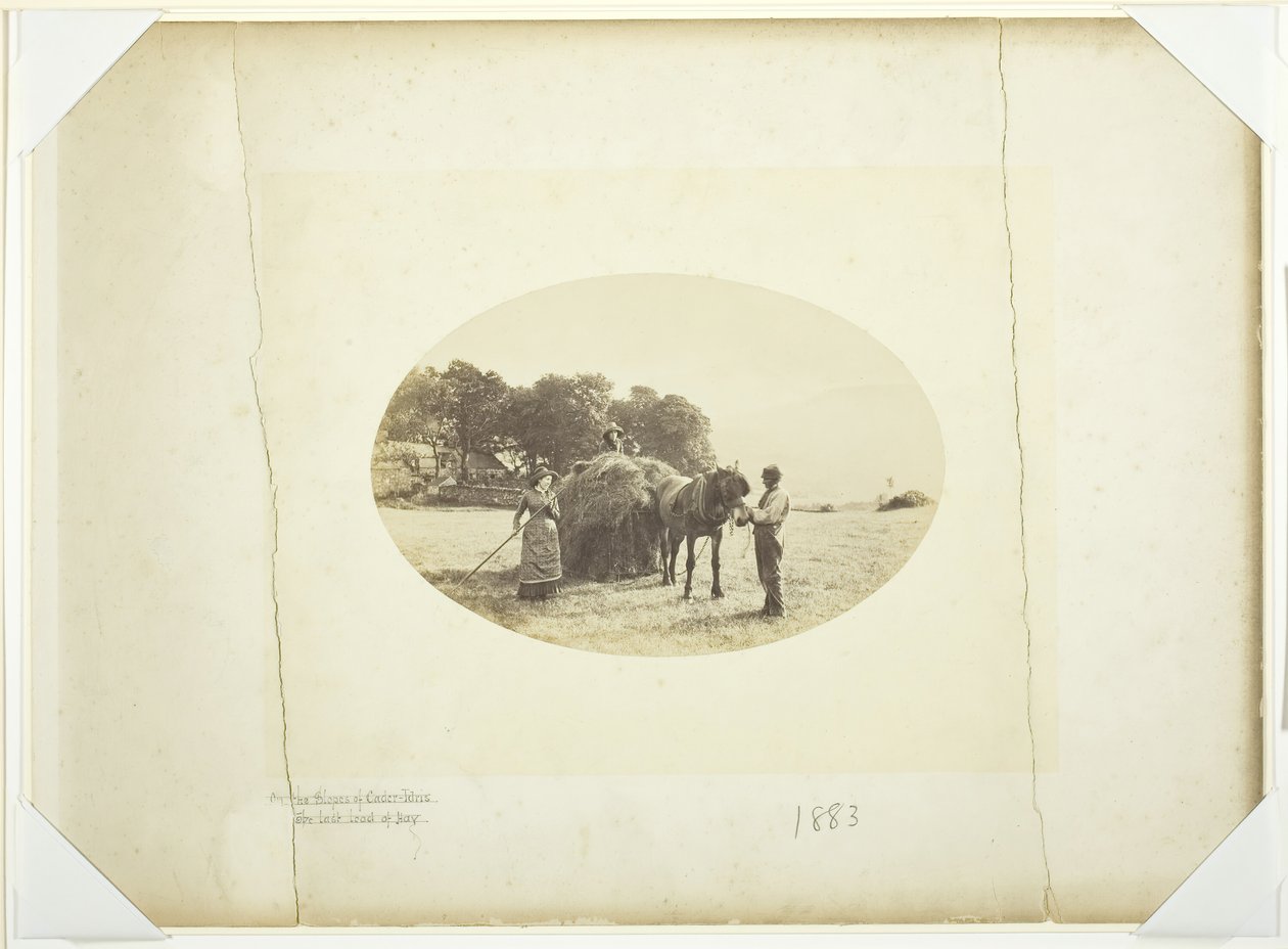 An den Hängen von Cader-Idris, Die letzte Heuladung, 1883 von Henry Peach Robinson