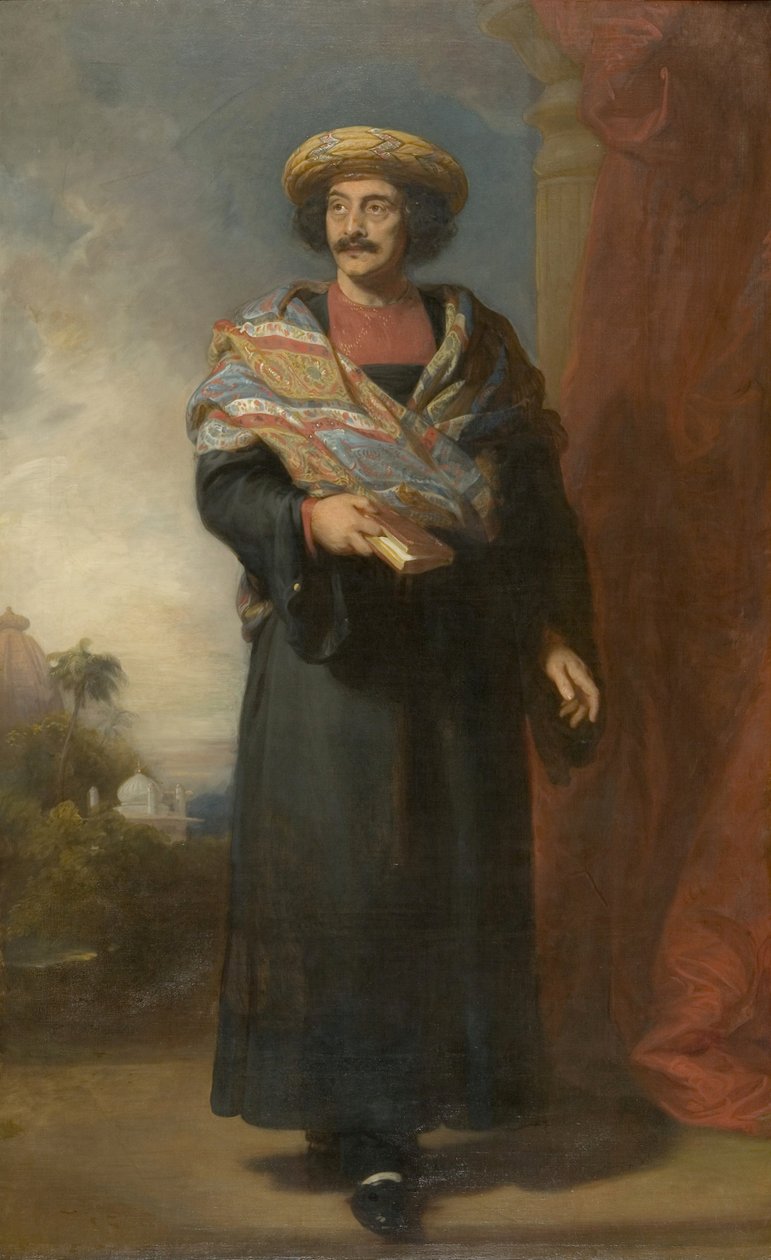 Porträt von Rammohun Roy (1774-1833) 1832 von Henry Perronet Briggs