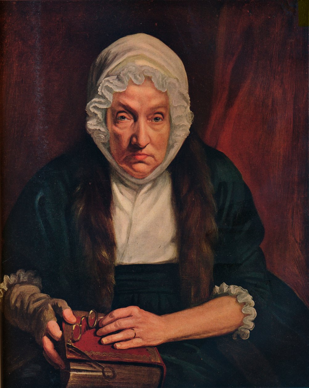 Porträt der ehrenwerten Mrs. Bushell, um 17. Jahrhundert von Henry Raeburn