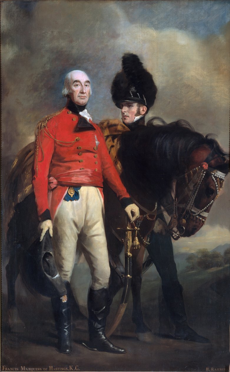Sir Francis Rawdon-Hastings, 2. Earl of Moira, ca. 1813 von Henry Raeburn