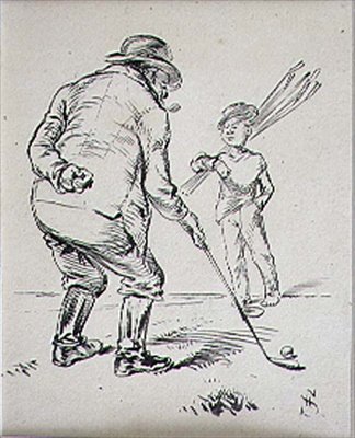 Der letzte Putt, Illustration aus 