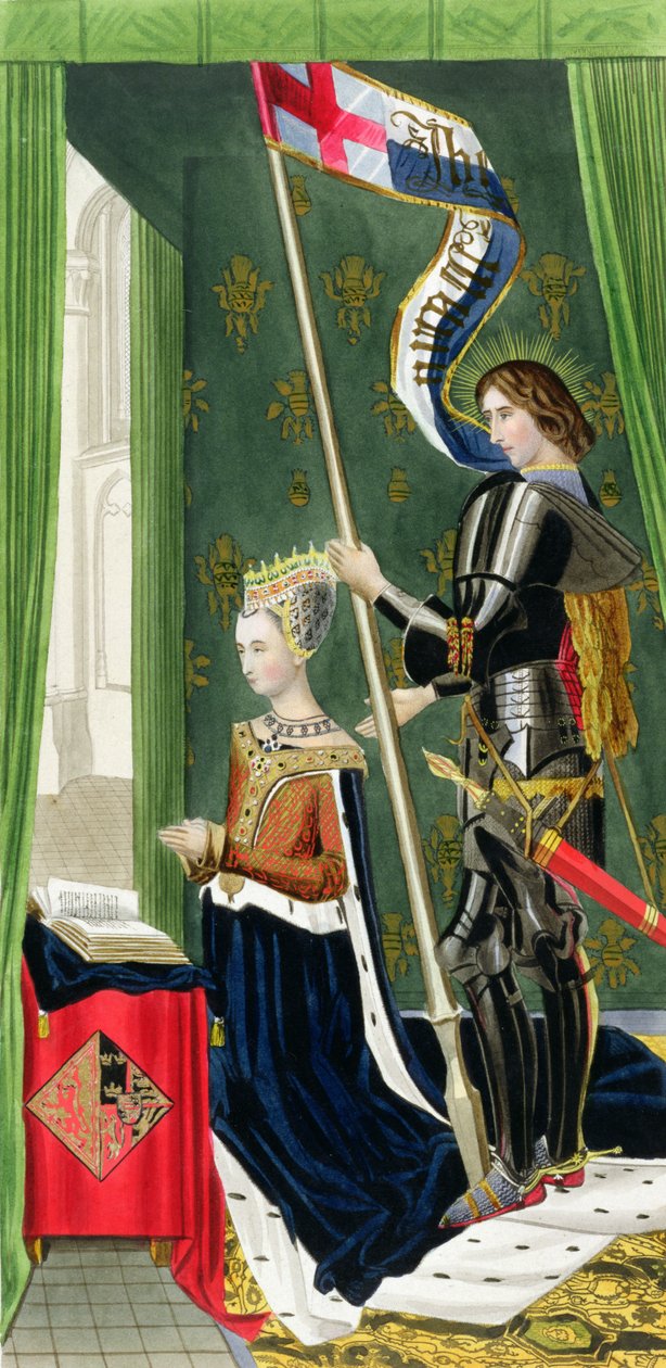 Margarete von Dänemark, Königin von Schottland (1456-86) nach einem Gemälde von Hugo van der Goes (um 1440-82) fertiggestellt um 1482 von Henry Shaw