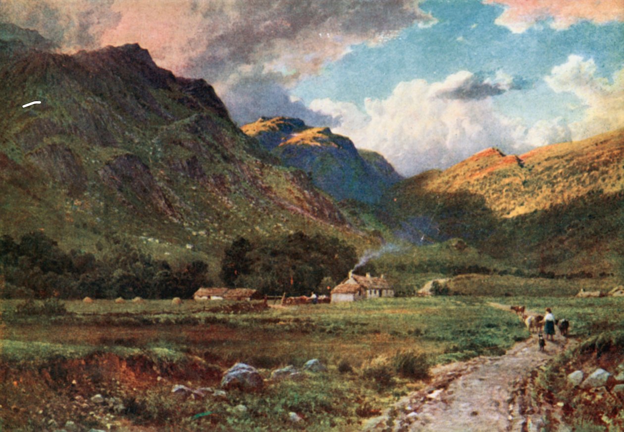 Eine Schäferhütte in Glen Nevis, Inverness-Shire von Henry Sutton Palmer