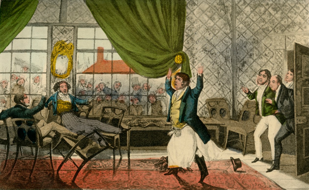 Oh Gentlemen! Gentlemen! hier ist ein bedauerlicher Vorfall, 1838 von Henry Thomas Alken